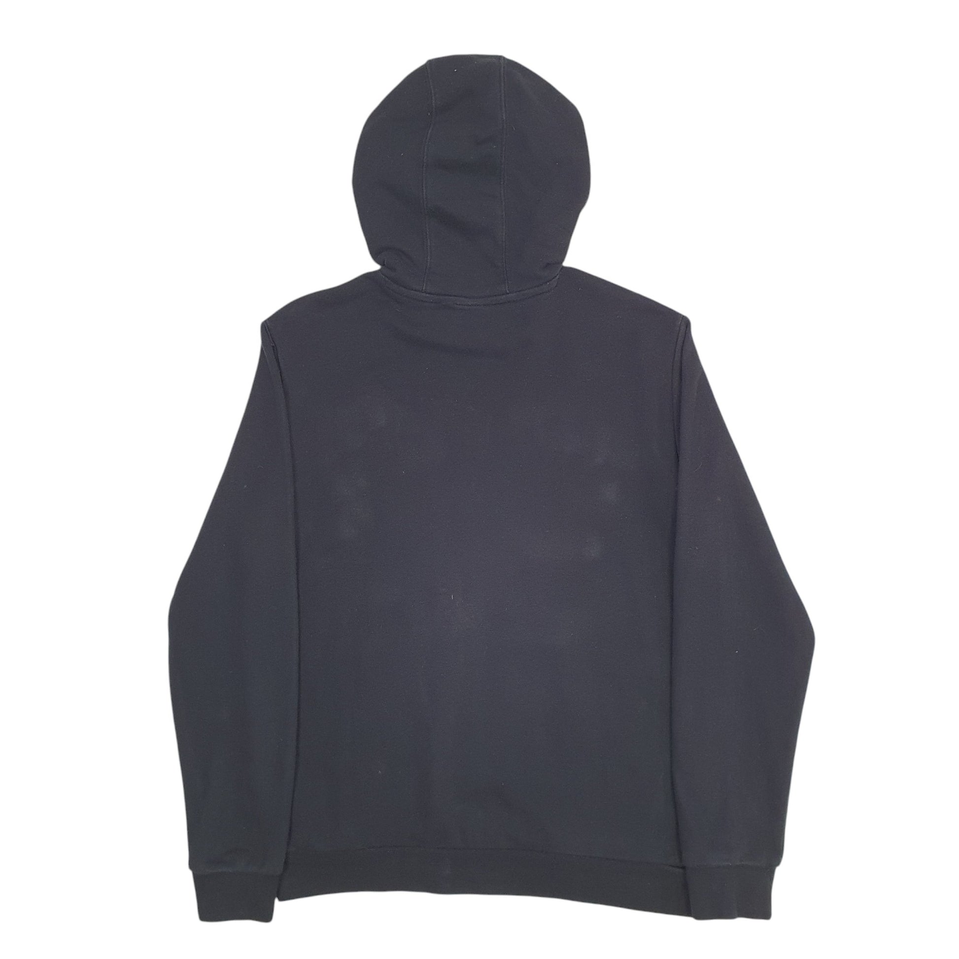 Mens Black Adidas Spellout Hoodie Jumper