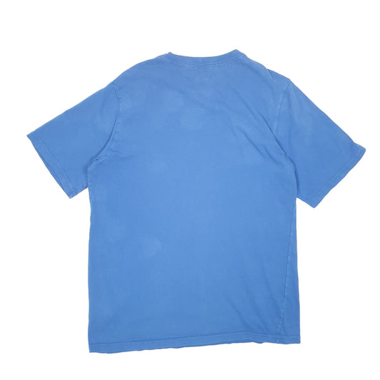 Mens Blue Nike Spellout Short Sleeve T Shirt