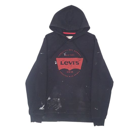 Mens Black Levis  Hoodie Jumper