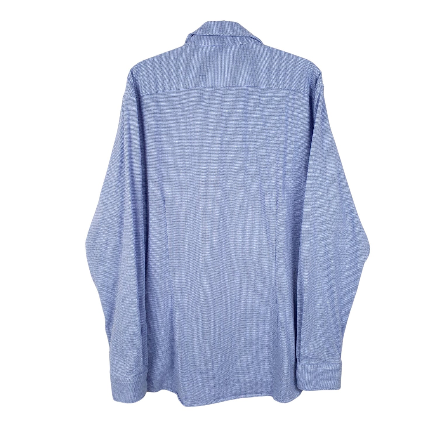 Mens Blue Moss London Long Sleeve Shirt