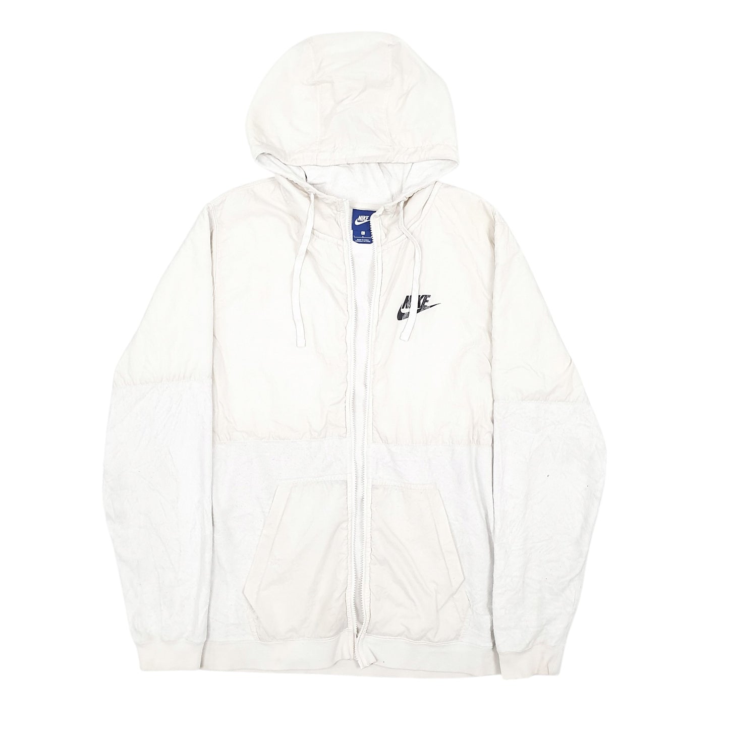 Mens Cream Nike  Full Zip Jumper