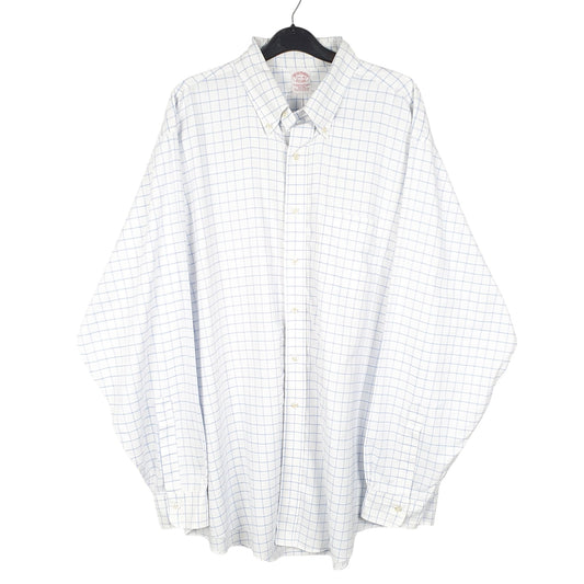 Mens White Brooks Brothers  Long Sleeve Shirt