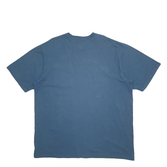 Mens Blue Carhartt  Short Sleeve T Shirt