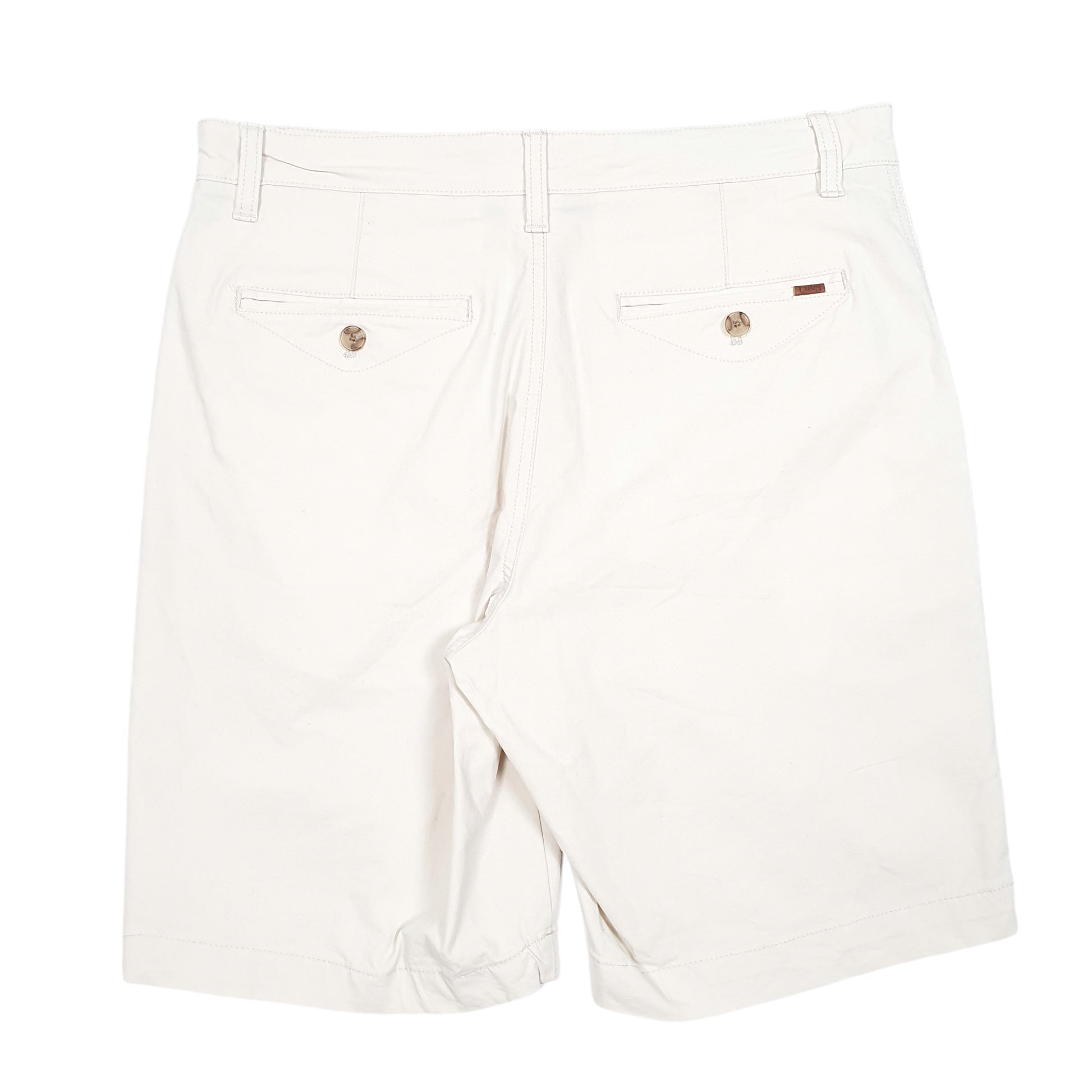 Mens Cream Chaps Stretch Chino Shorts