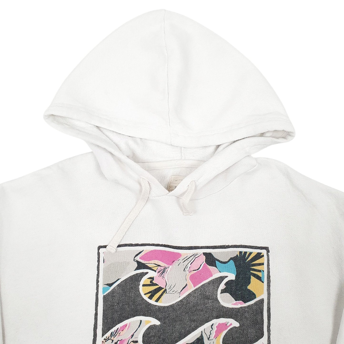 Womens White Billa Bong  Hoodie Jumper
