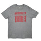 Mens Grey Old Navy Brooklyn Short Sleeve T Shirt