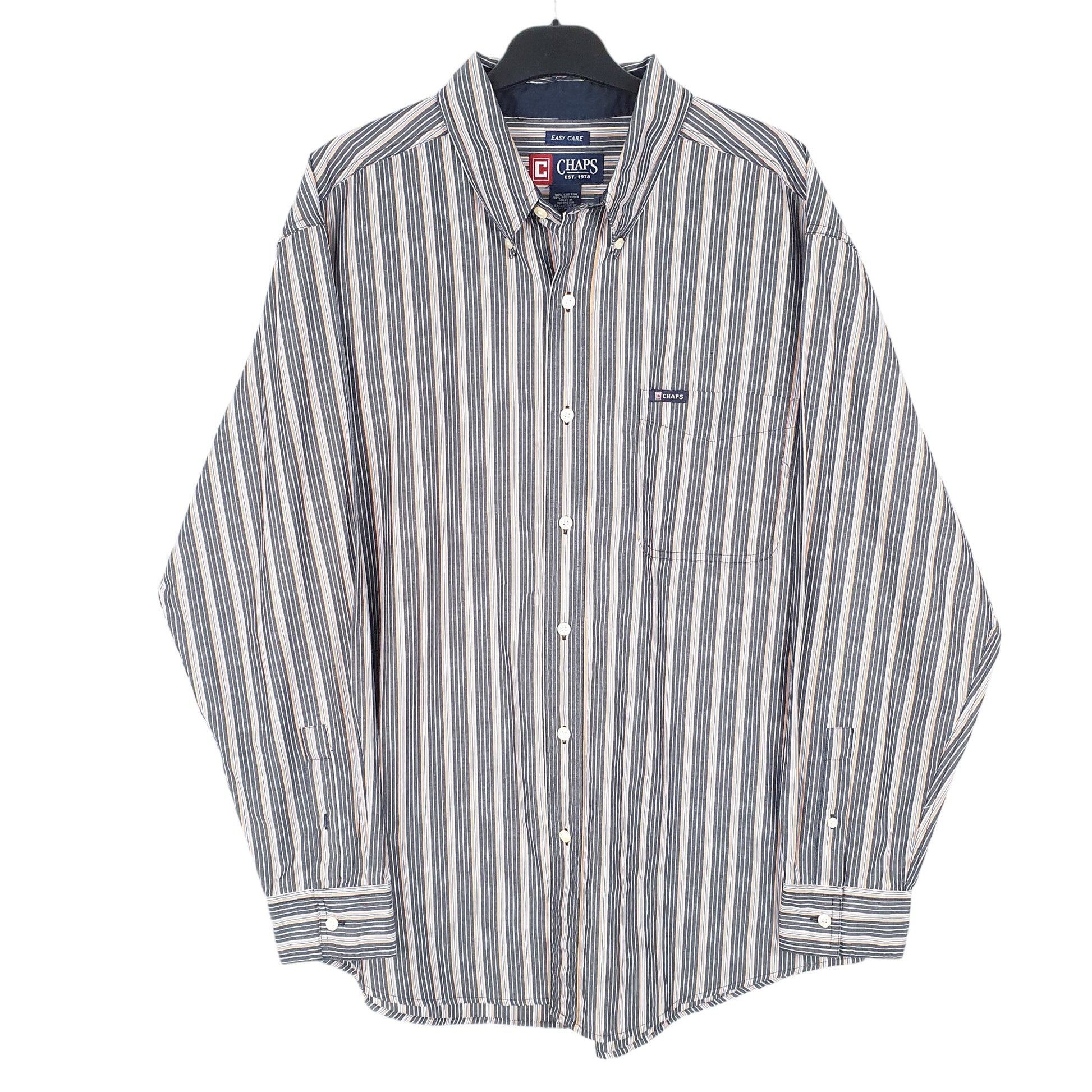 Mens Navy Chaps  Long Sleeve Shirt