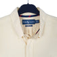 Mens Yellow Ralph Lauren Oxford Long Sleeve Shirt