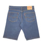 Mens Blue Levis Denim Jeans Jorts 511 Slim Denim Shorts