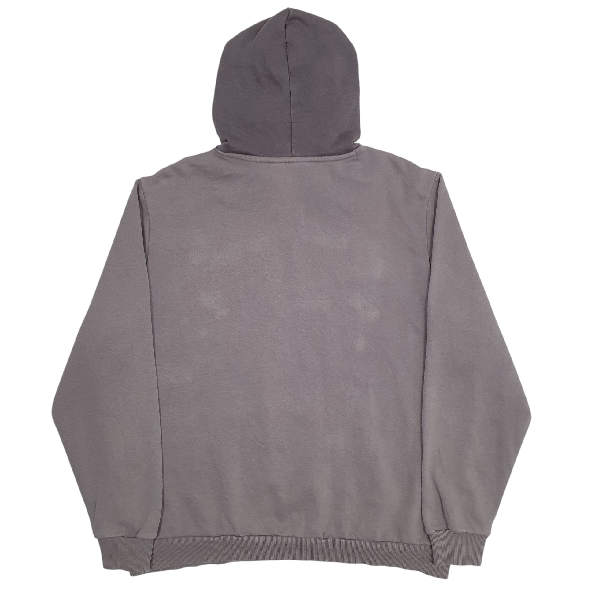 Mens Grey Puma Spellout Hoodie Jumper