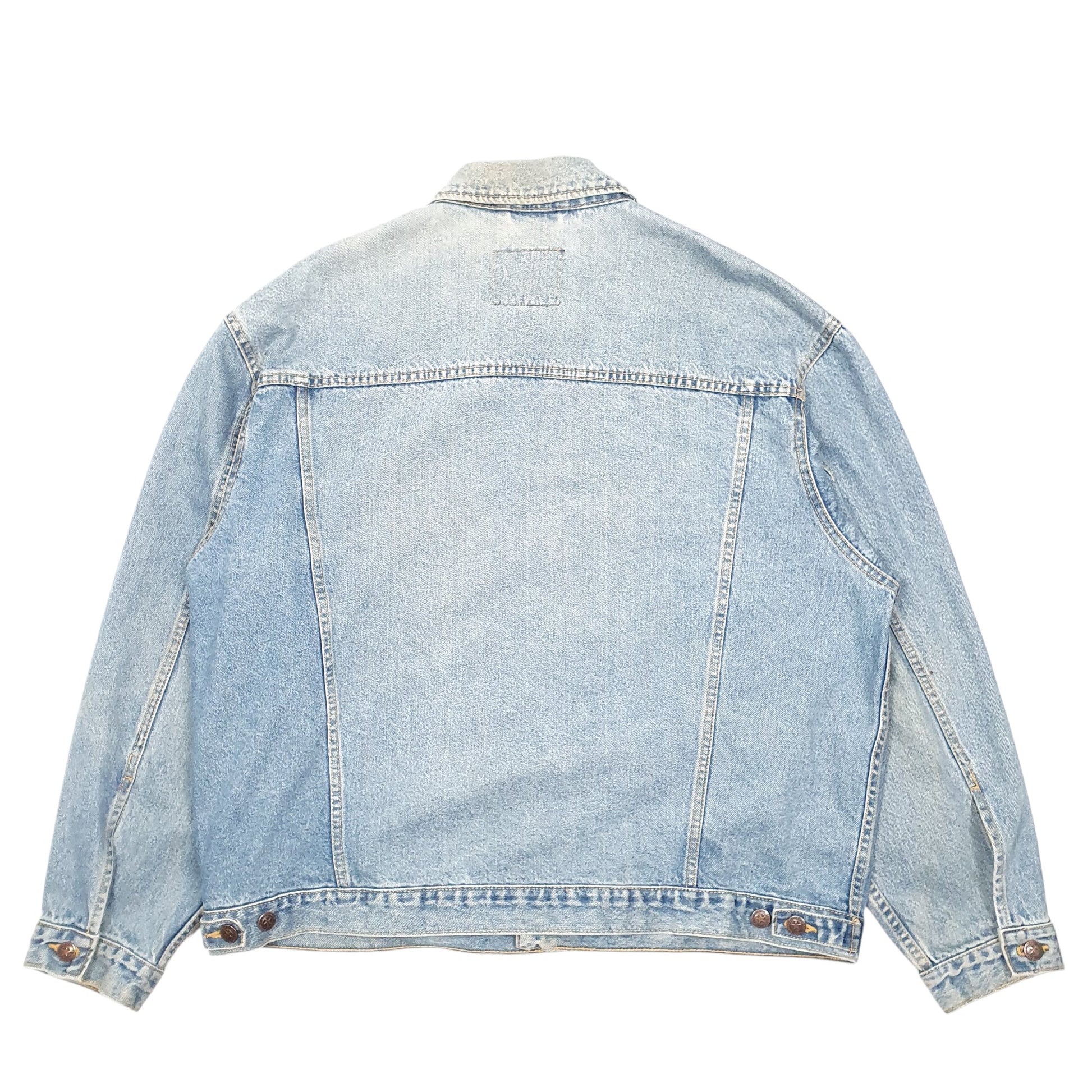 Mens Blue Faded Glory Type 3 Trucker  Coat