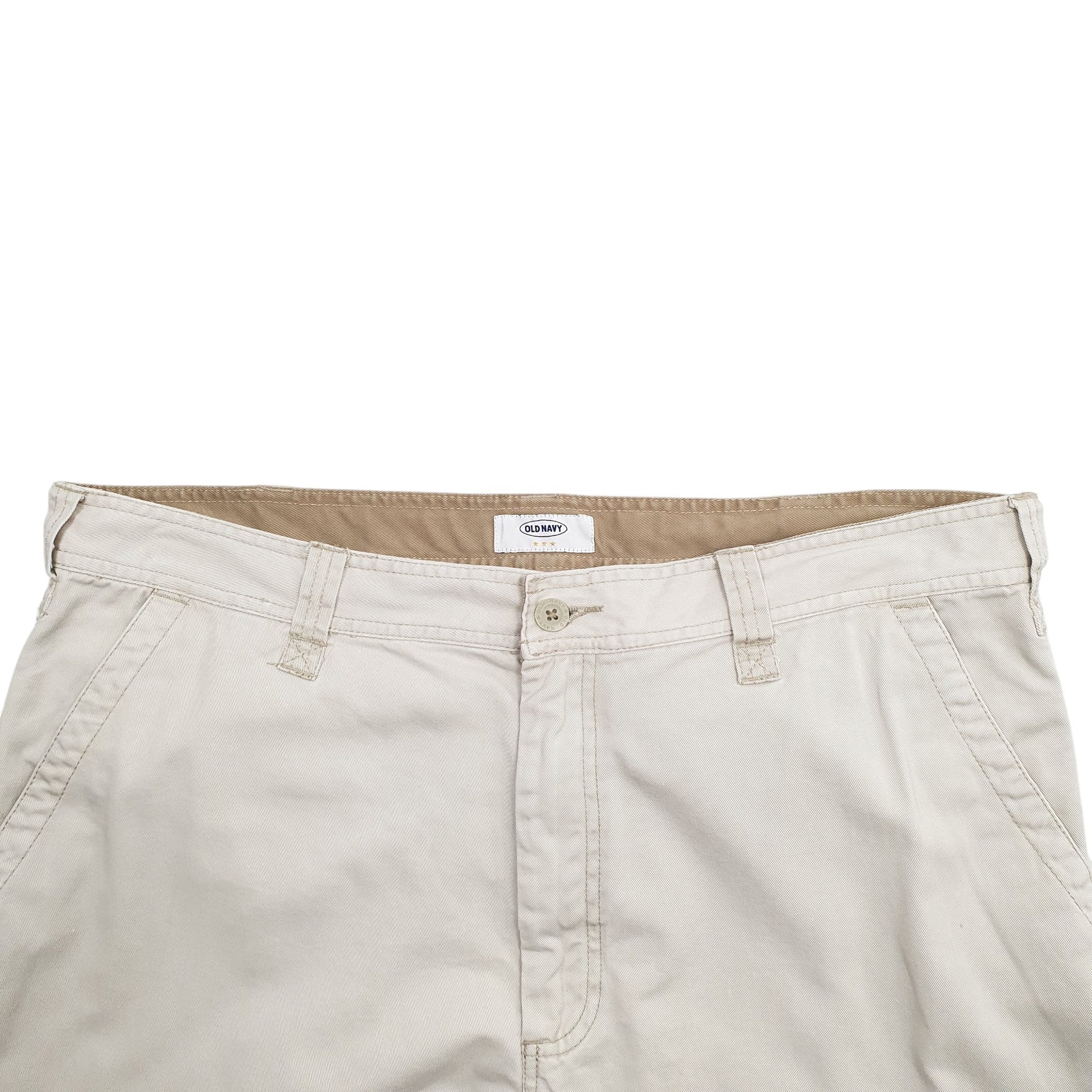 Mens Cream Old Navy  Cargo Trousers