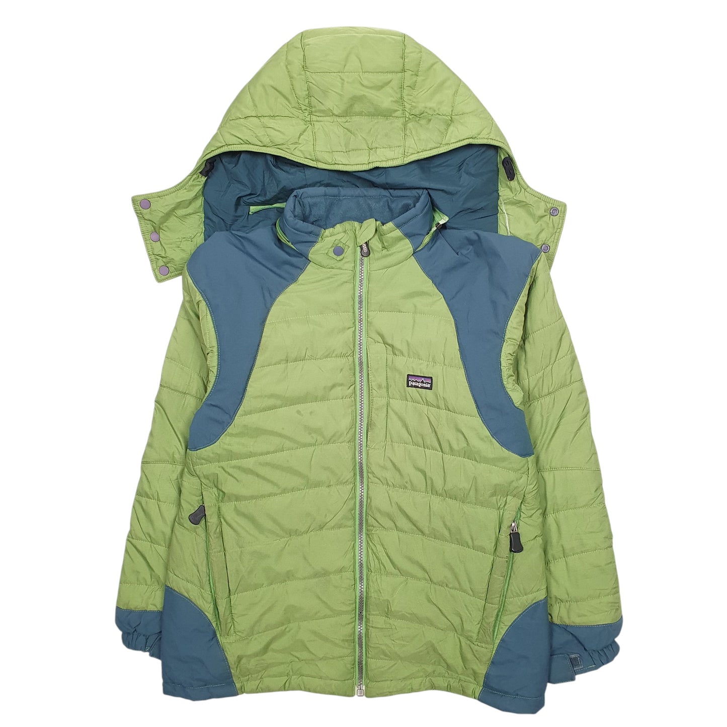 Womens Green Patagonia Puff Rider  Coat