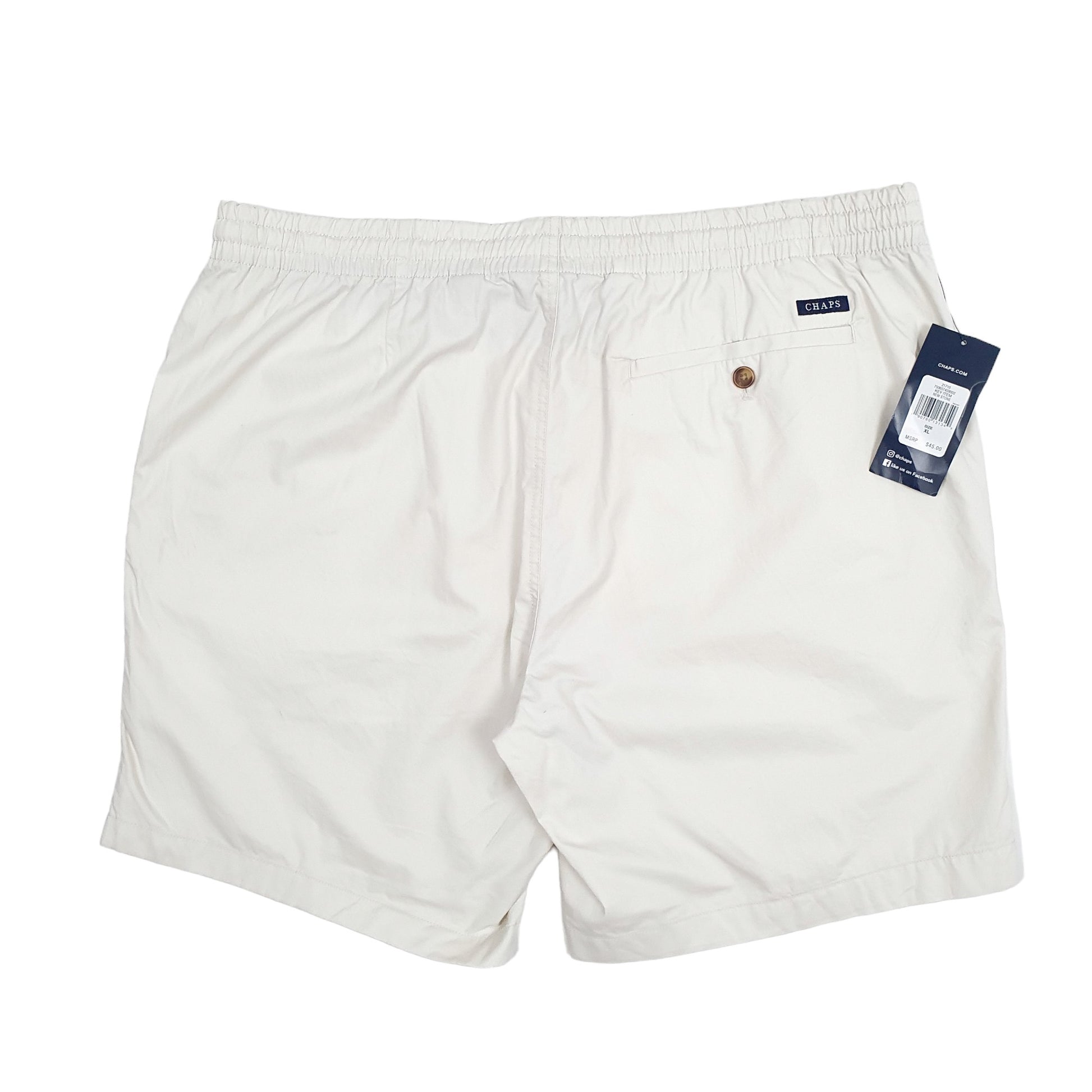 Mens Cream Chaps Deck Sport Shorts