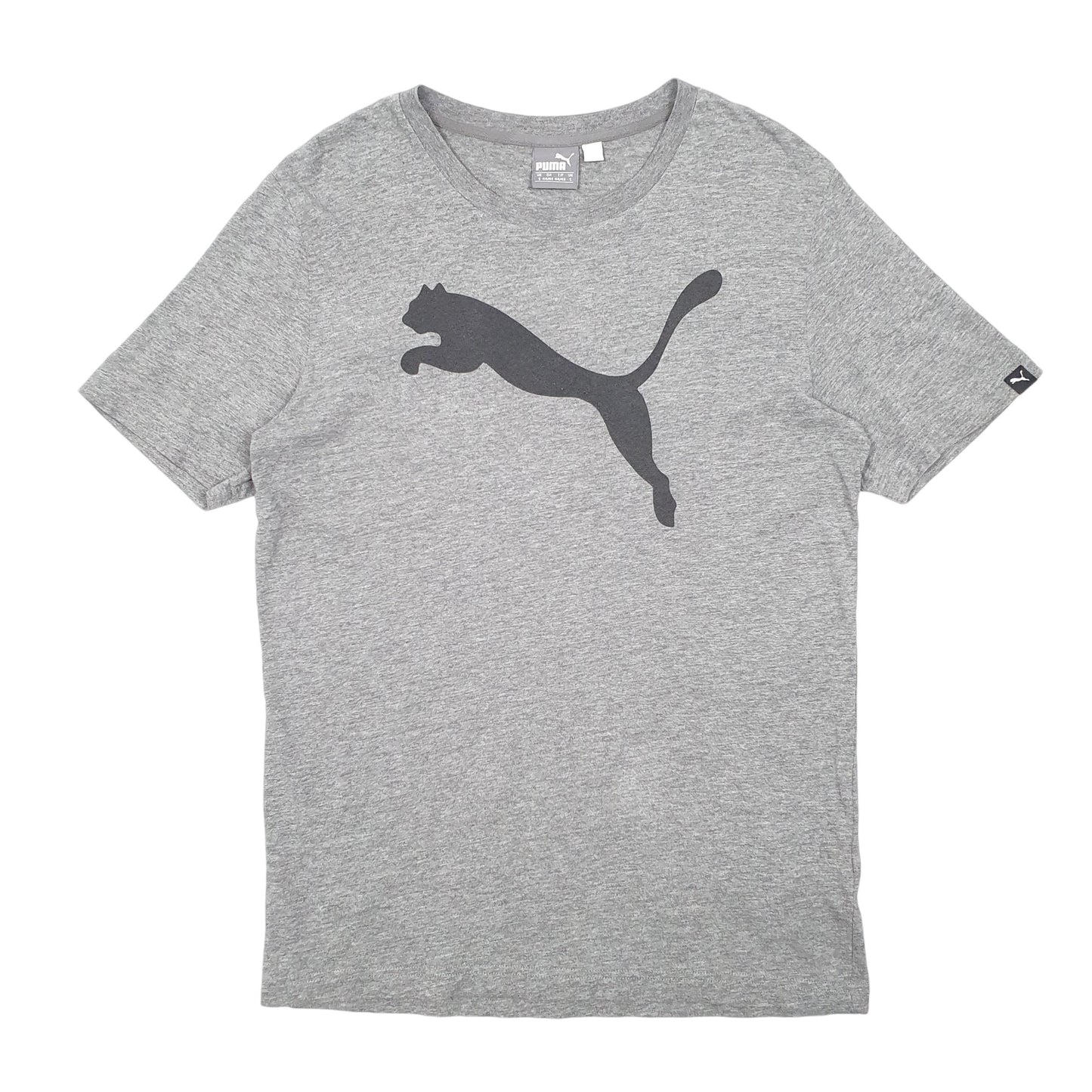 Mens Grey Puma  Short Sleeve T Shirt
