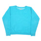 Womens Turquoise Hanes Soft Sweats Crewneck Jumper