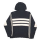 Mens Black Adidas Vintage 90s Full Zip Coat