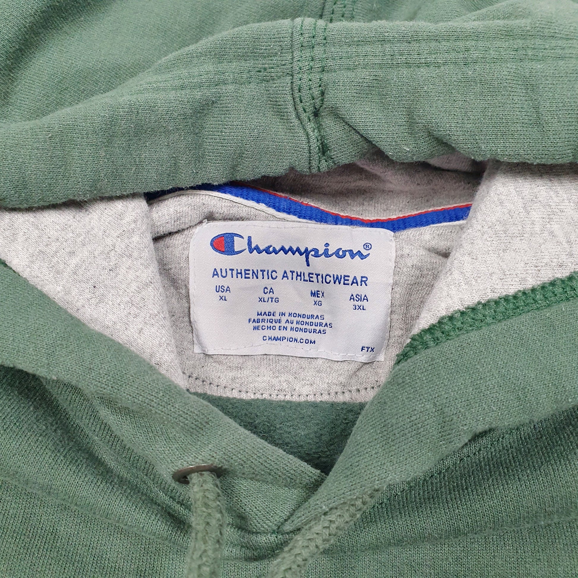 Mens Green Champion  Hoodie Jumper