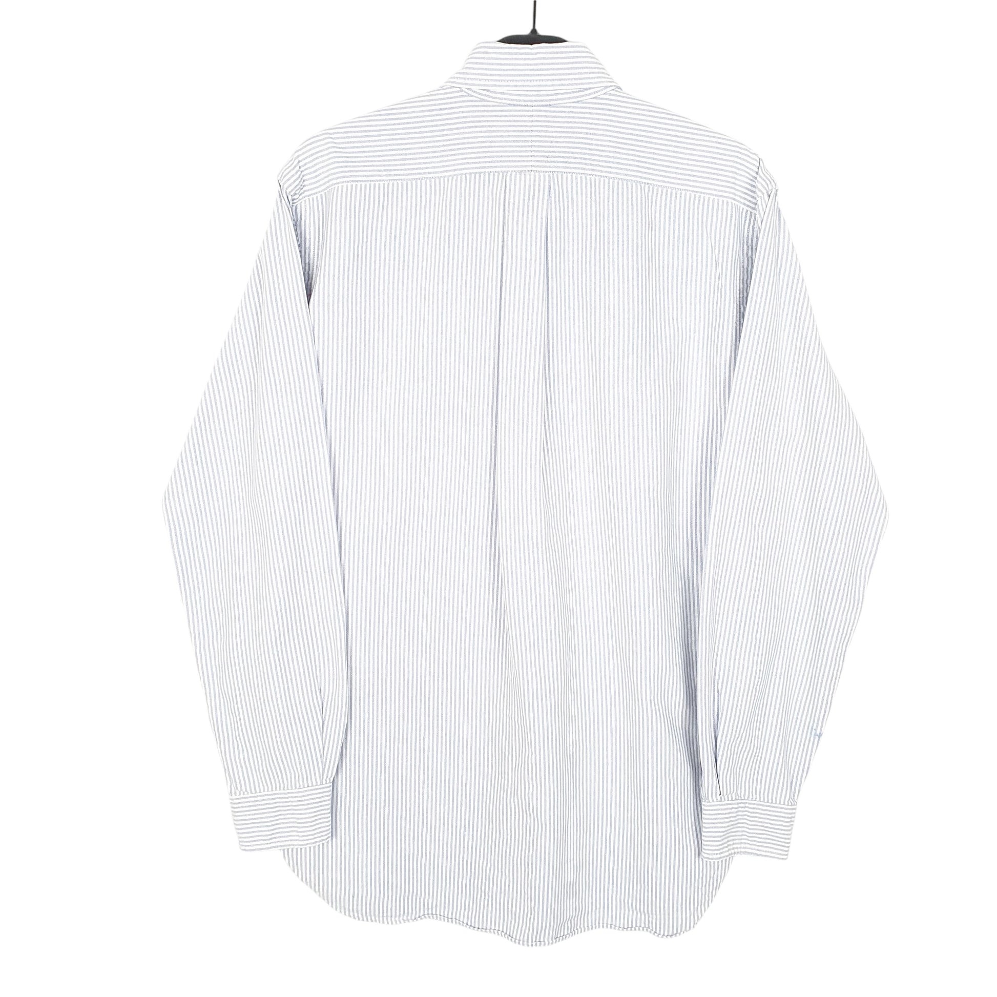 Mens White Ralph Lauren Oxford Long Sleeve Shirt