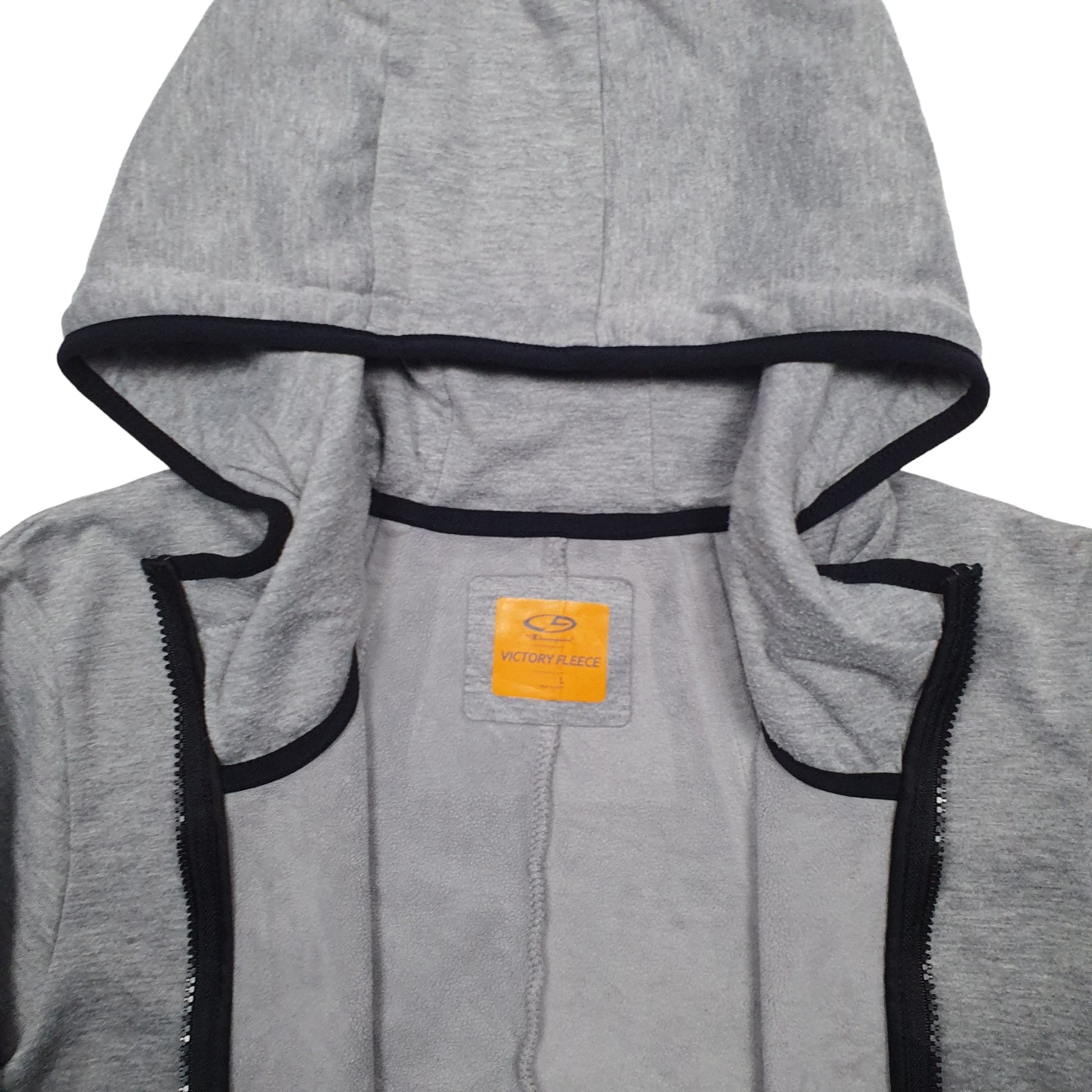 Womens Grey Champion  Full Zip Jumper