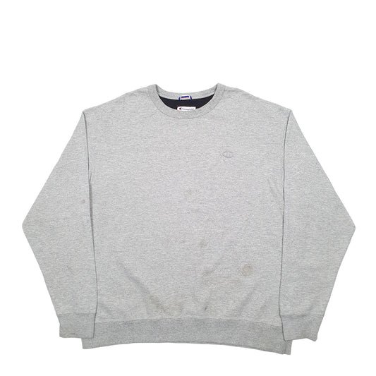 Mens Grey Champion  Crewneck Jumper