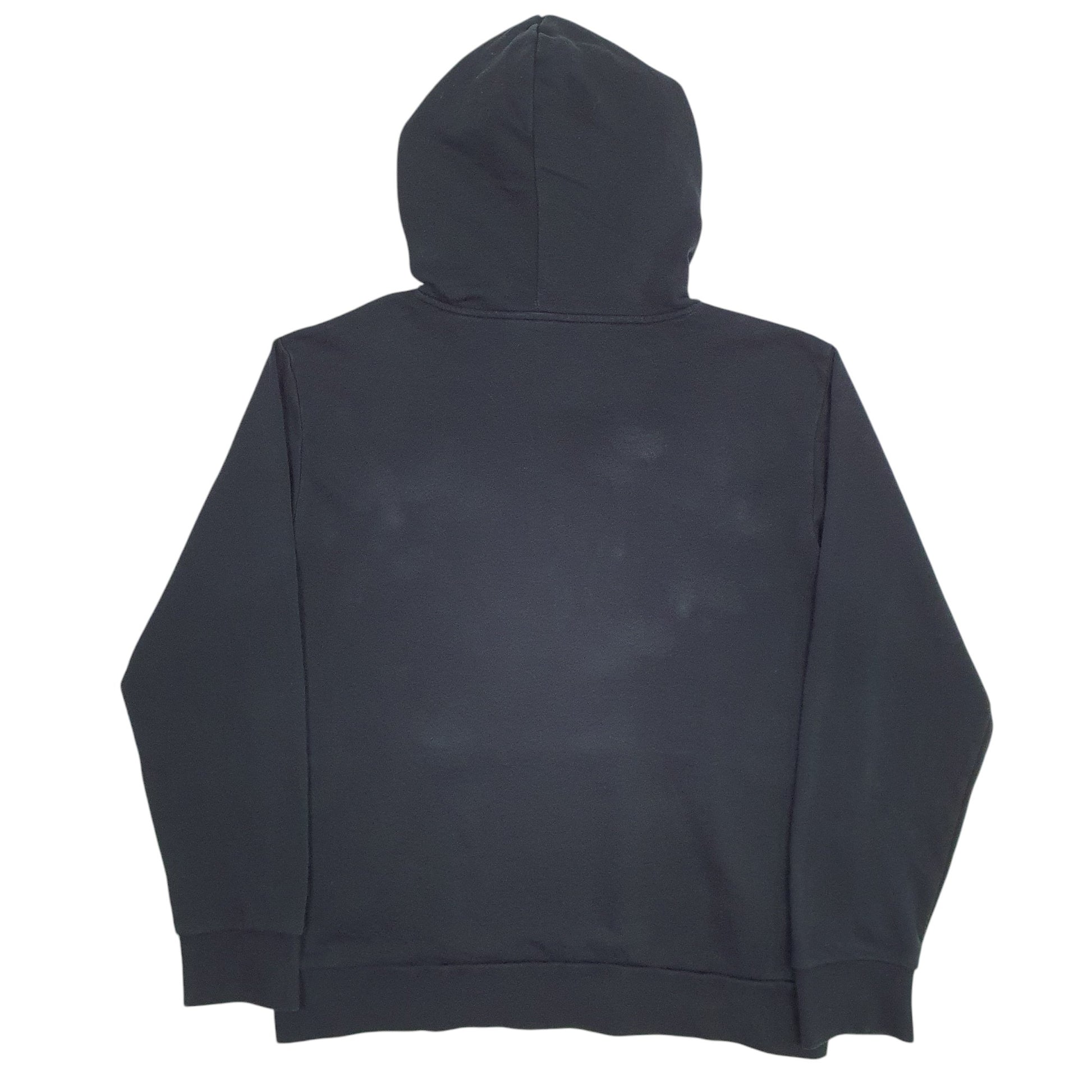 Mens Black Adidas Spellout Hoodie Jumper