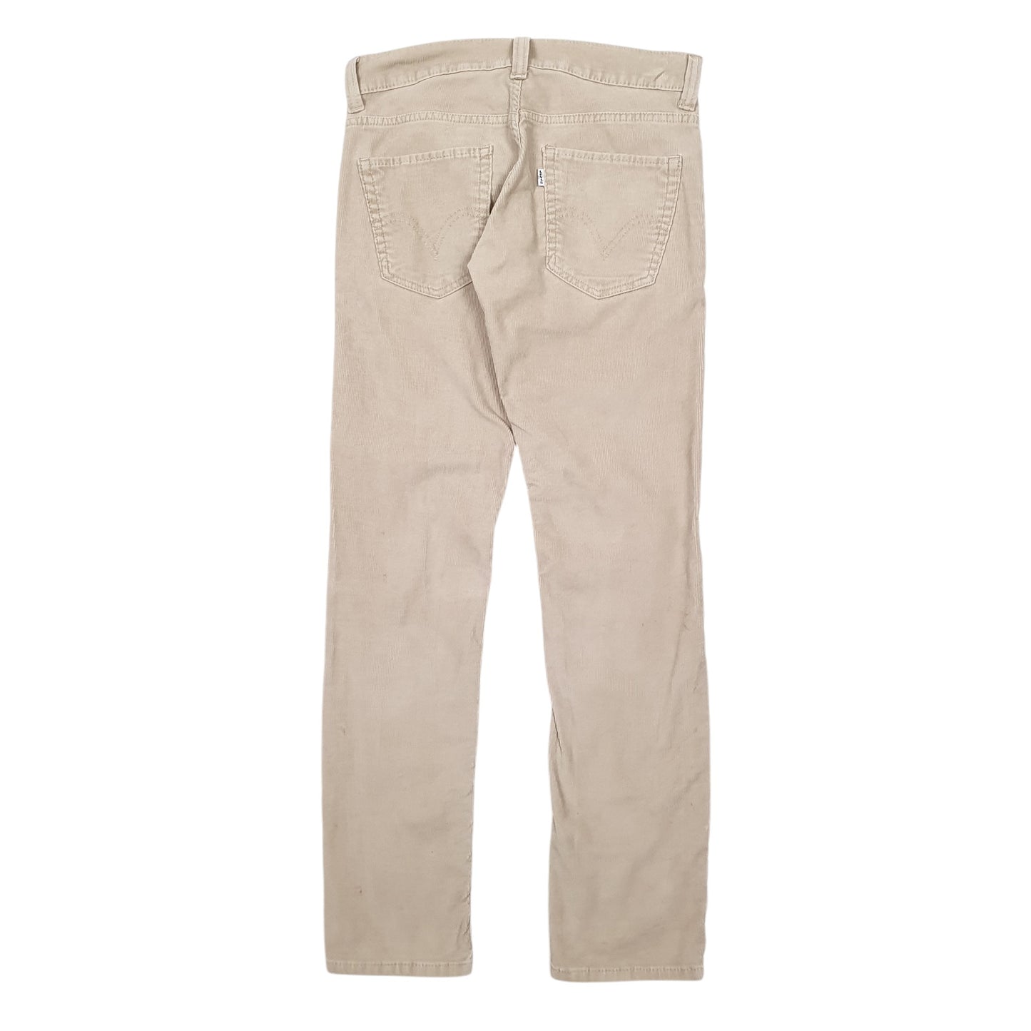 Mens Beige Levis  Corduroy Trousers