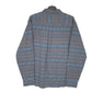 Mens Grey Levis Western Navajo Pattern Long Sleeve Shirt