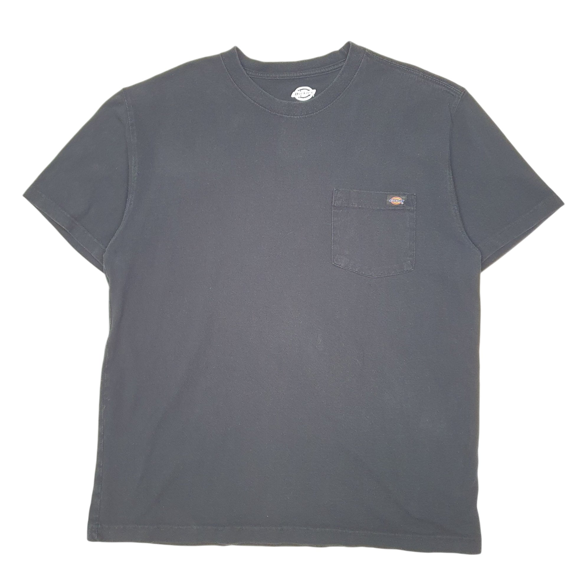 Mens Black Dickies Pocket Workwear Short Sleeve T Shirt