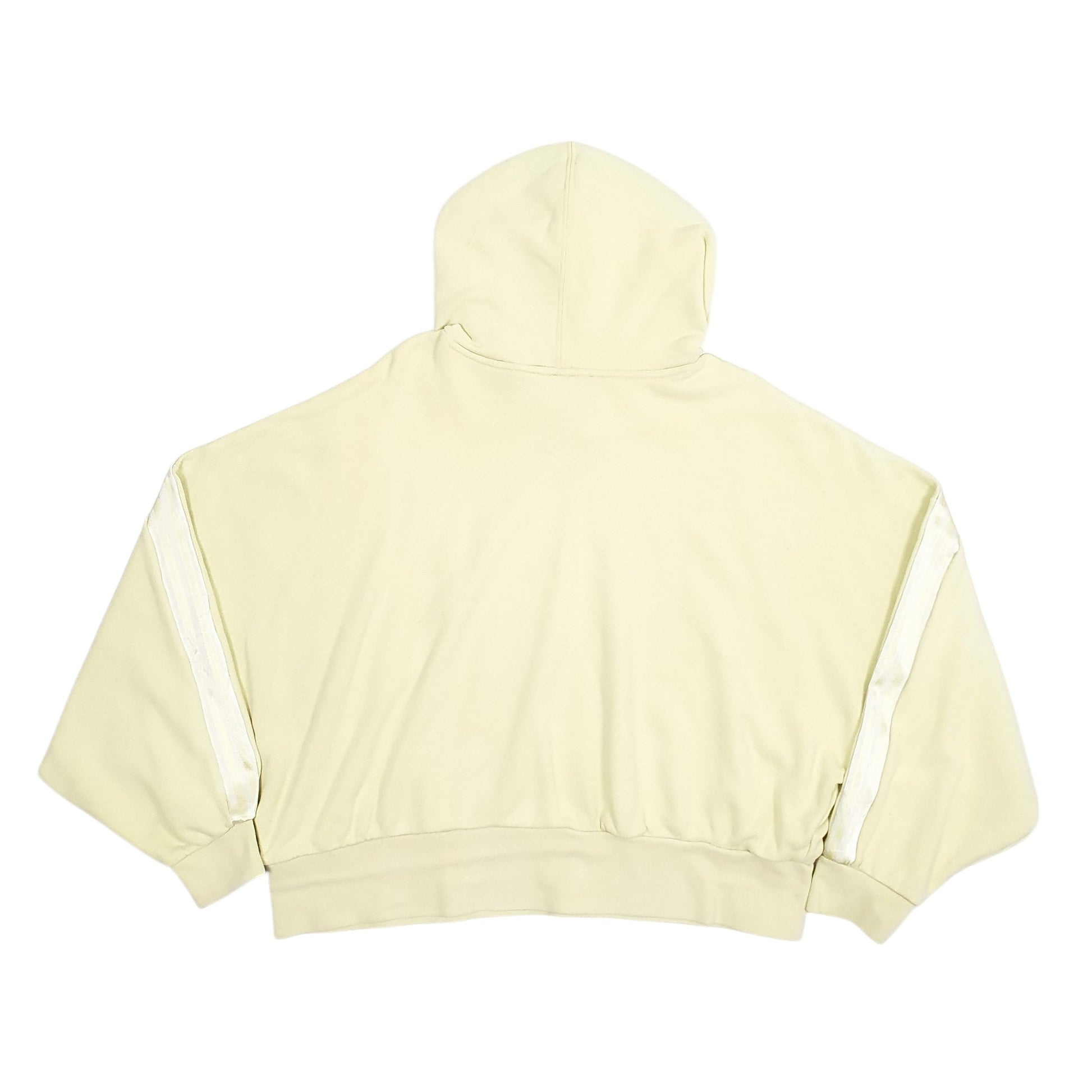Womens Green Adidas Croptop Hoodie Jumper