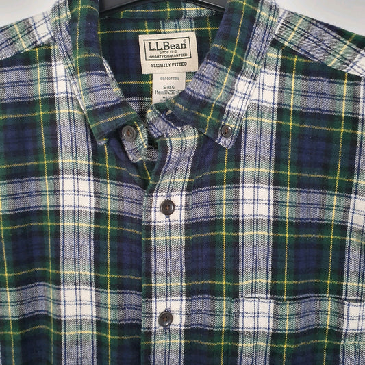 Mens Navy L.L.Bean  Long Sleeve Shirt