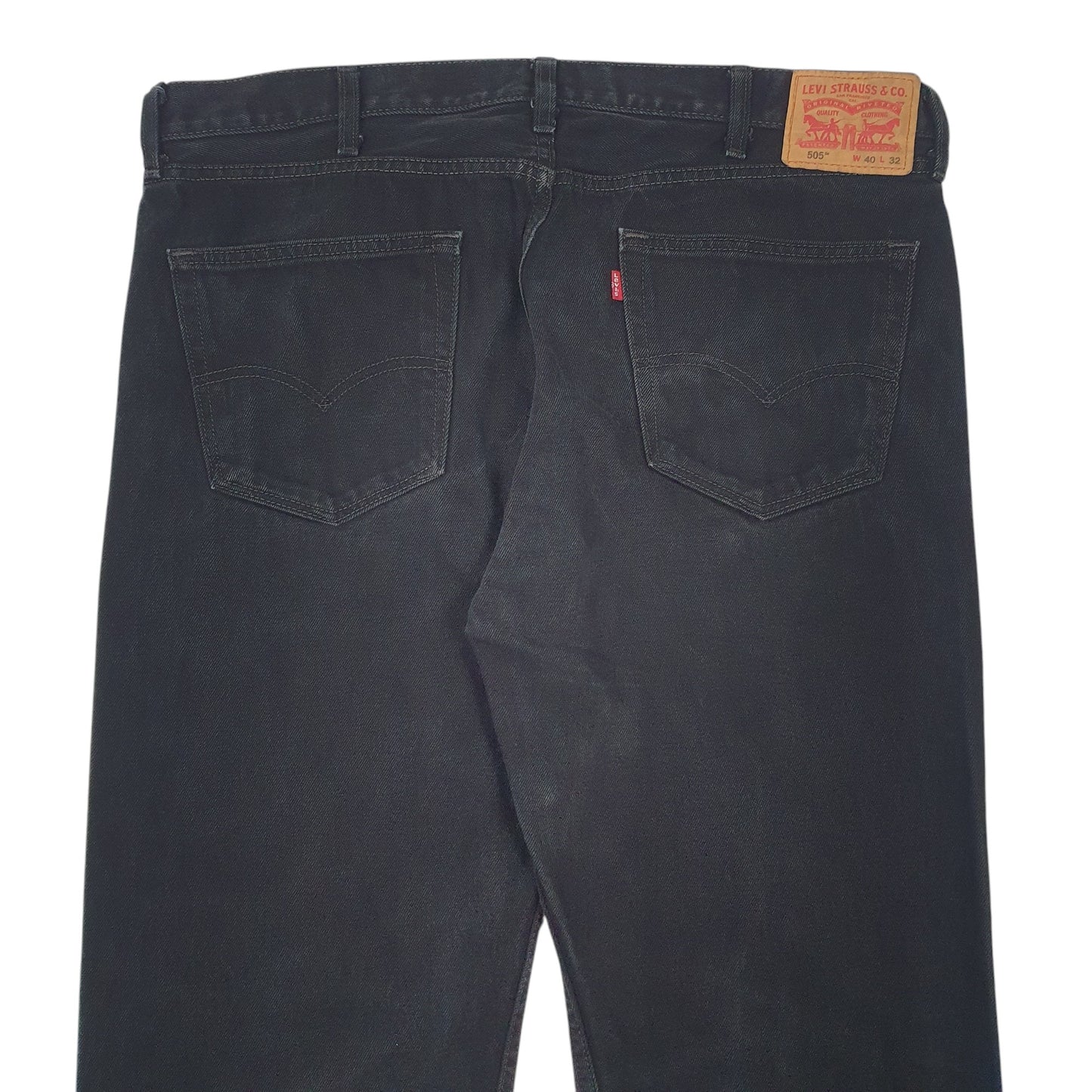 Mens Black Levis  505 JeansW40 L32