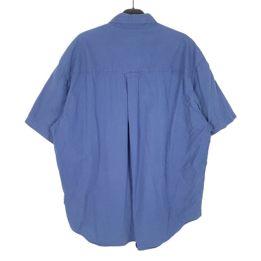 Mens Navy Chaps Ralph Lauren  Short Sleeve Shirt