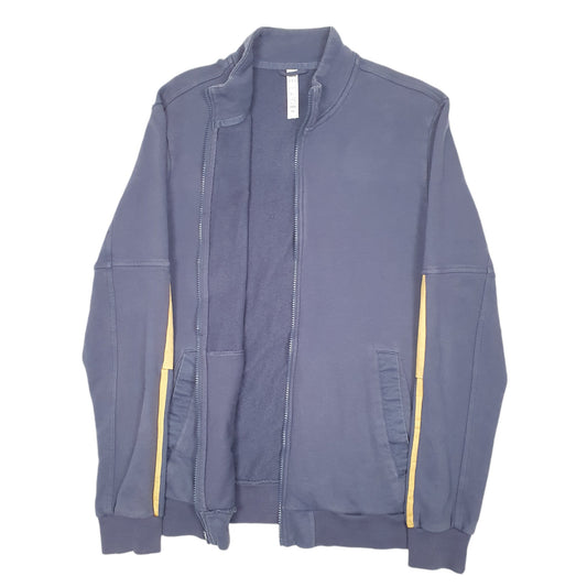 Mens Navy Adidas Track Top Sweater Full Zip Jumper