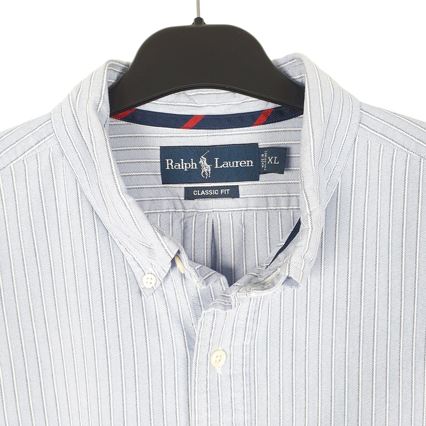 Mens Blue Polo Ralph Lauren Oxford Long Sleeve Shirt