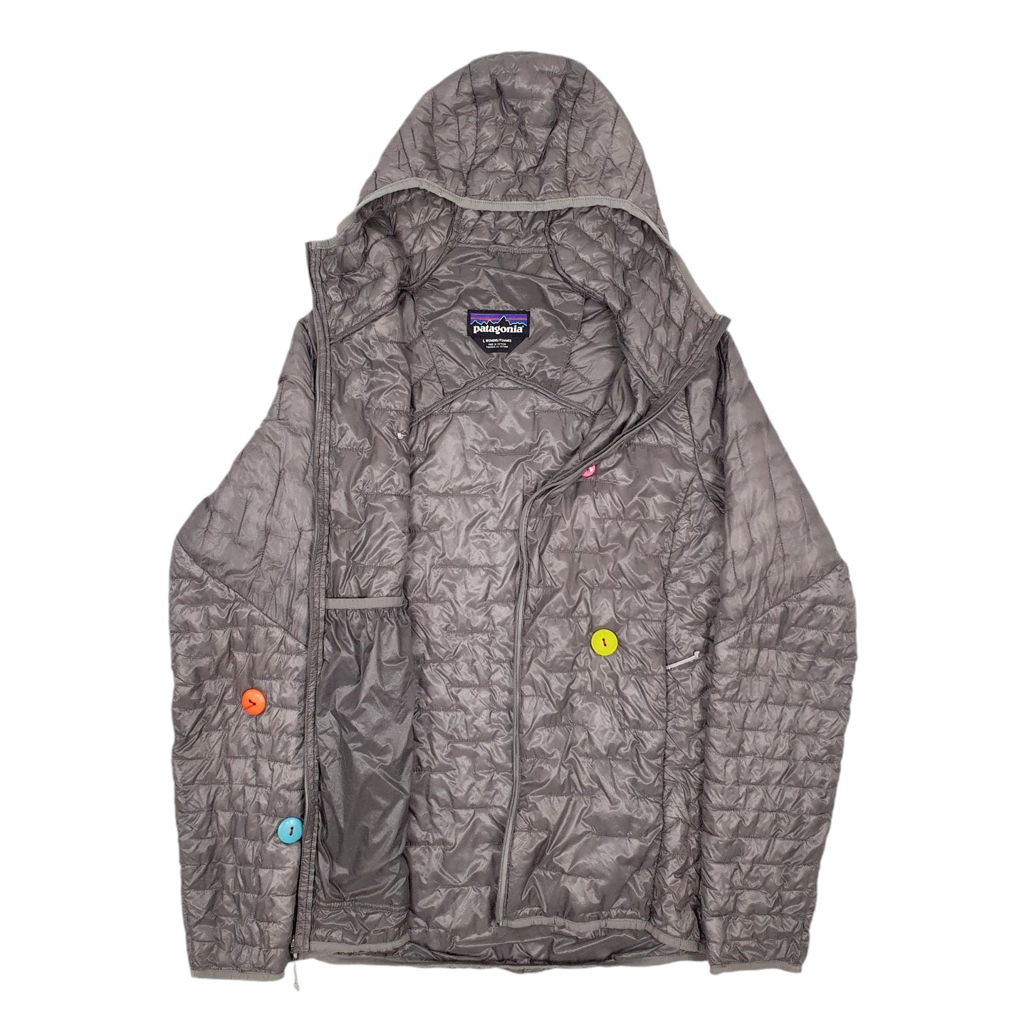 Womens Grey Patagonia Micro Puff  Coat