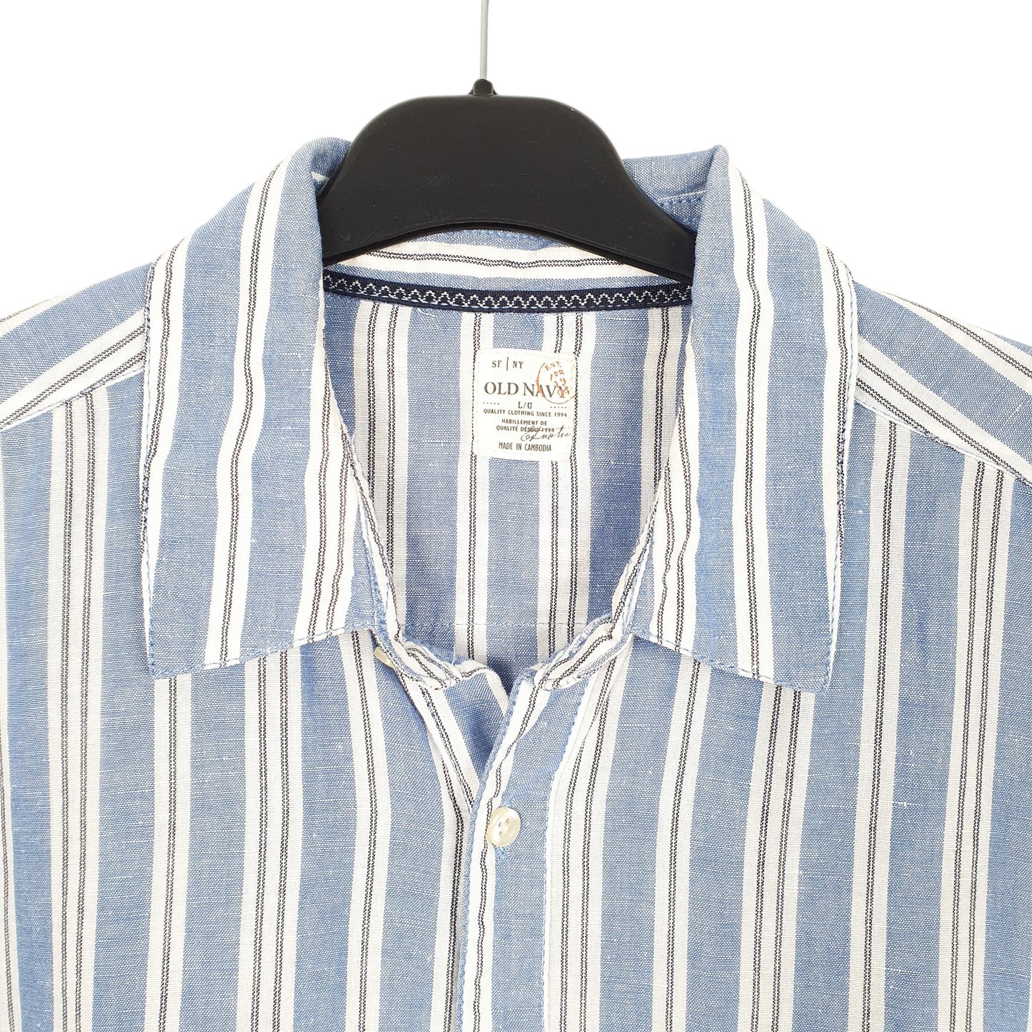 Mens Blue Old Navy Blend Long Sleeve Shirt