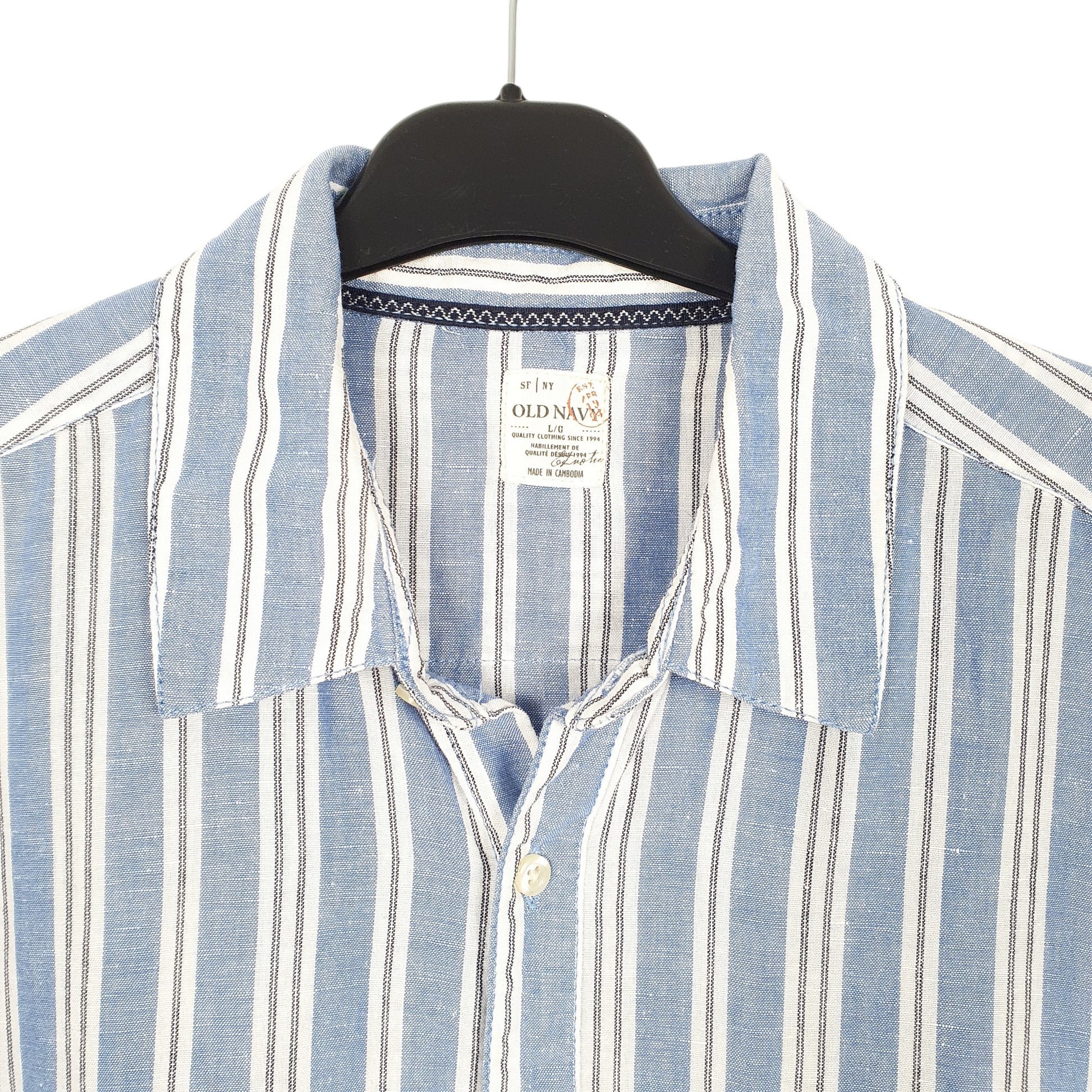 Mens Blue Old Navy Blend Long Sleeve Shirt