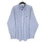 Mens Blue Chaps  Long Sleeve Shirt