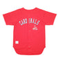 Mens Red Mighty Mac Sports MLB Baseball Jersey St Louis Cardinals USA Vintage 2000 Short Sleeve T Shirt