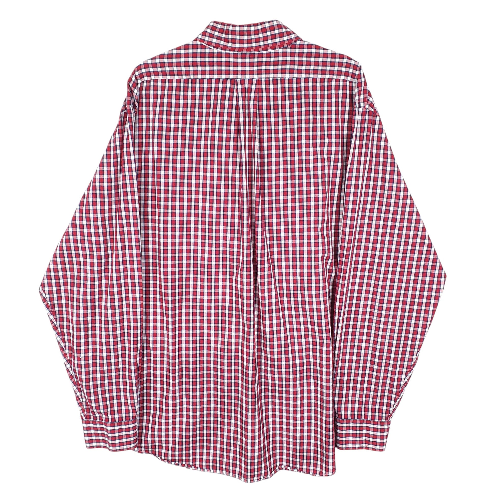 Mens Red Brooks Brothers Regent Long Sleeve Shirt