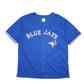 Mens Blue Blue Jays MLB Baseball Jersey Toronto Sanchez 41 Short Sleeve T Shirt