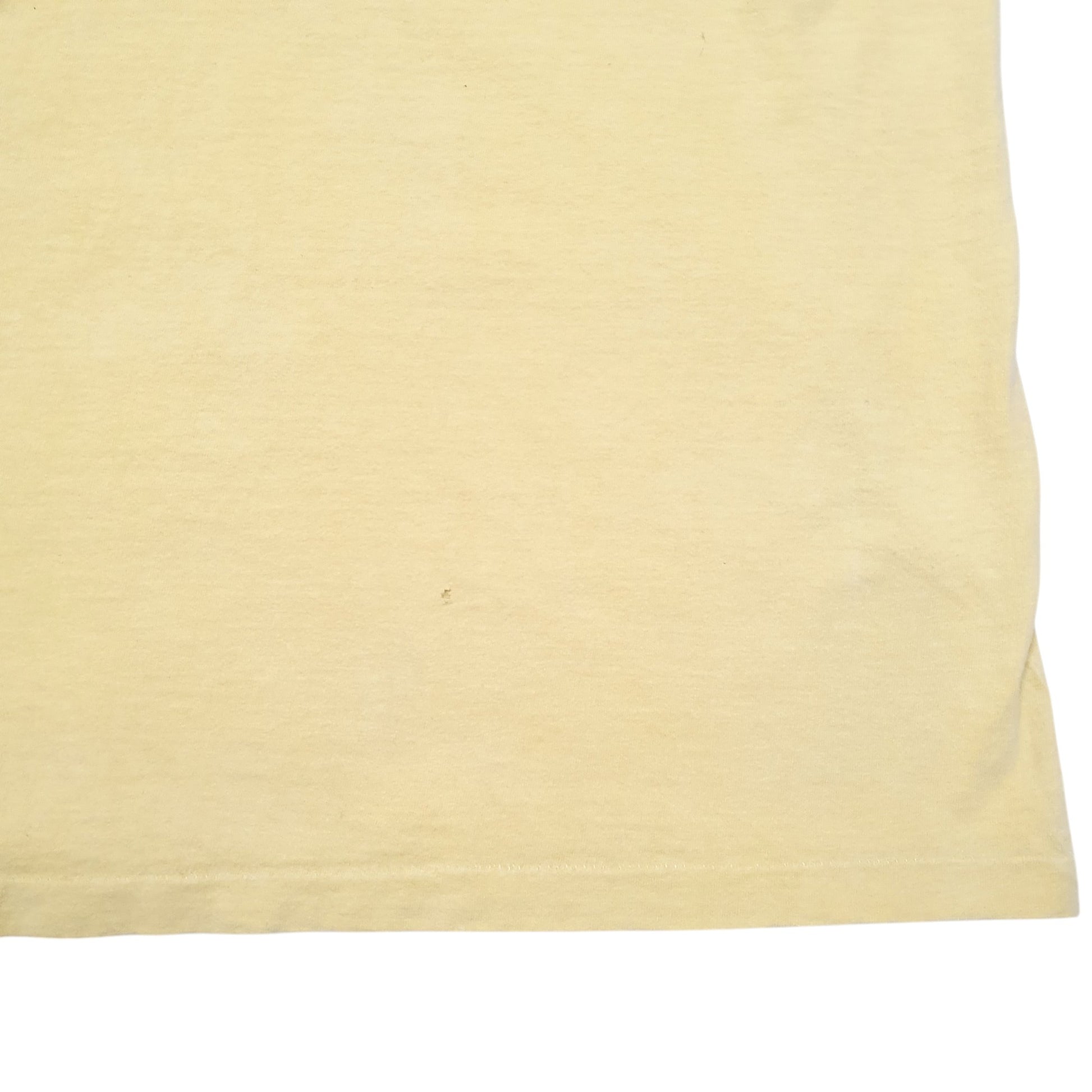 Mens Yellow Anvil Single Stitch Vintage 90s Made In USA Mackinac Island Short Sleeve T Shirt