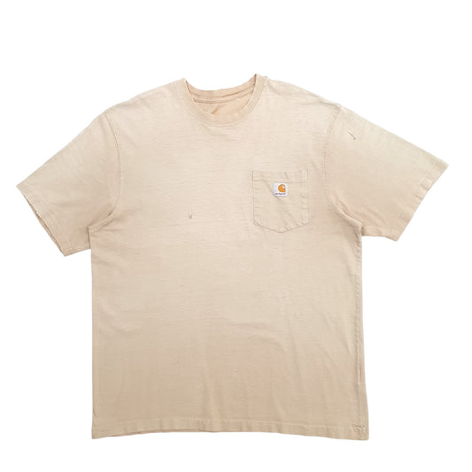 Mens Brown Carhartt  Short Sleeve T Shirt