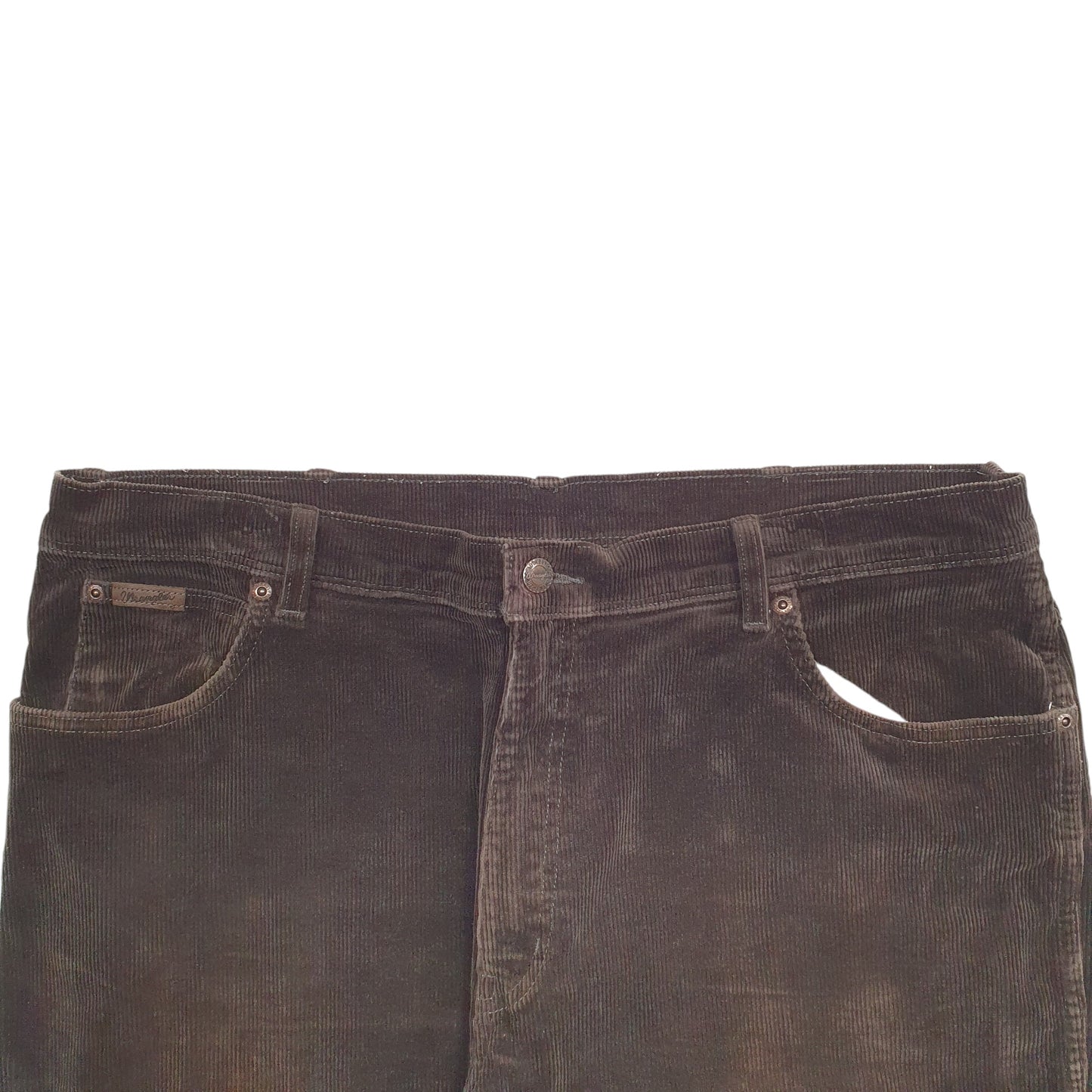 Mens Brown Wrangler  Corduroy Trousers
