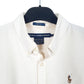 Womens Cream Ralph Lauren Sport Long Sleeve Shirt
