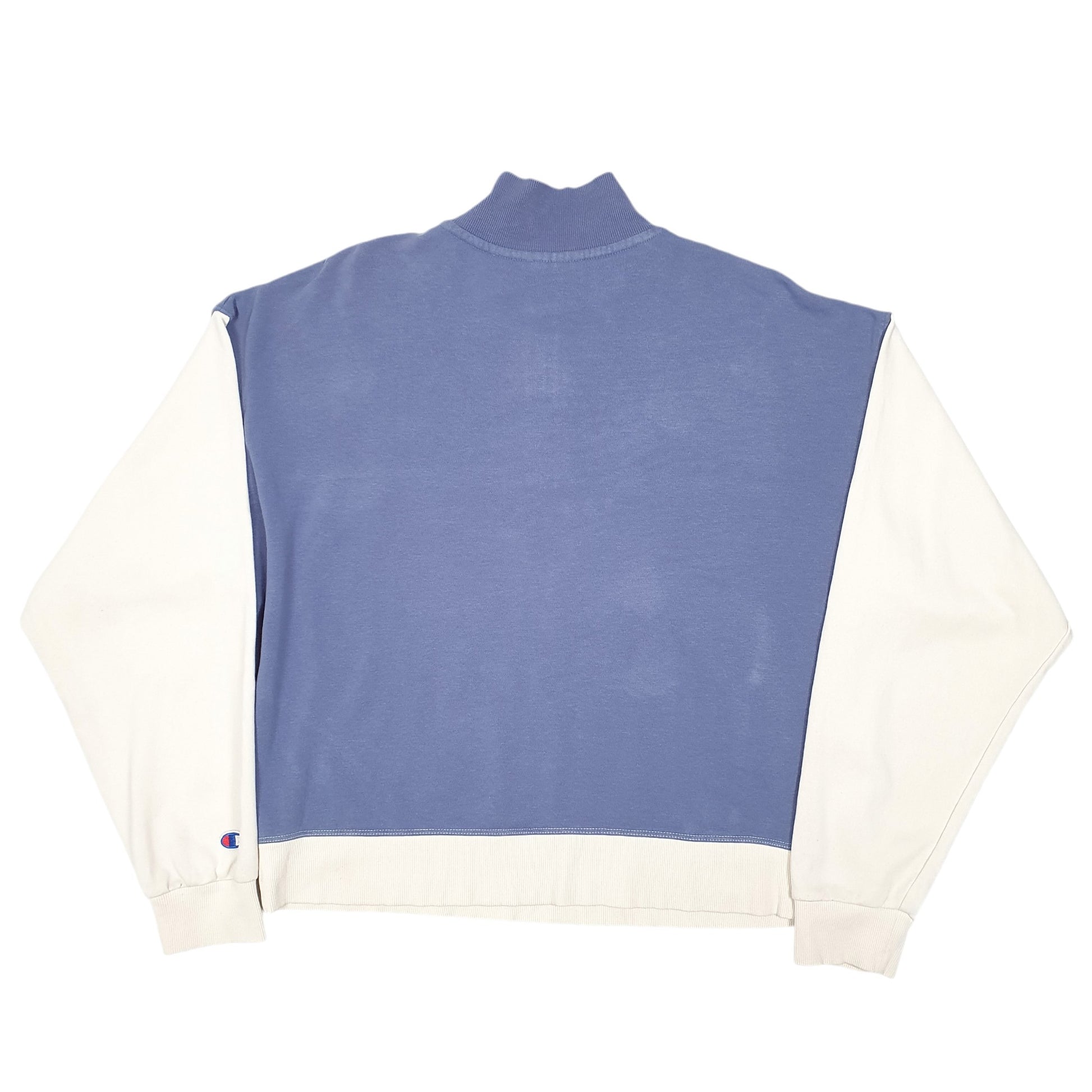 Womens Cream Champion  Quarter Zip Jumper