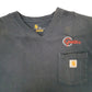 Mens Navy Carhartt  Short Sleeve T Shirt
