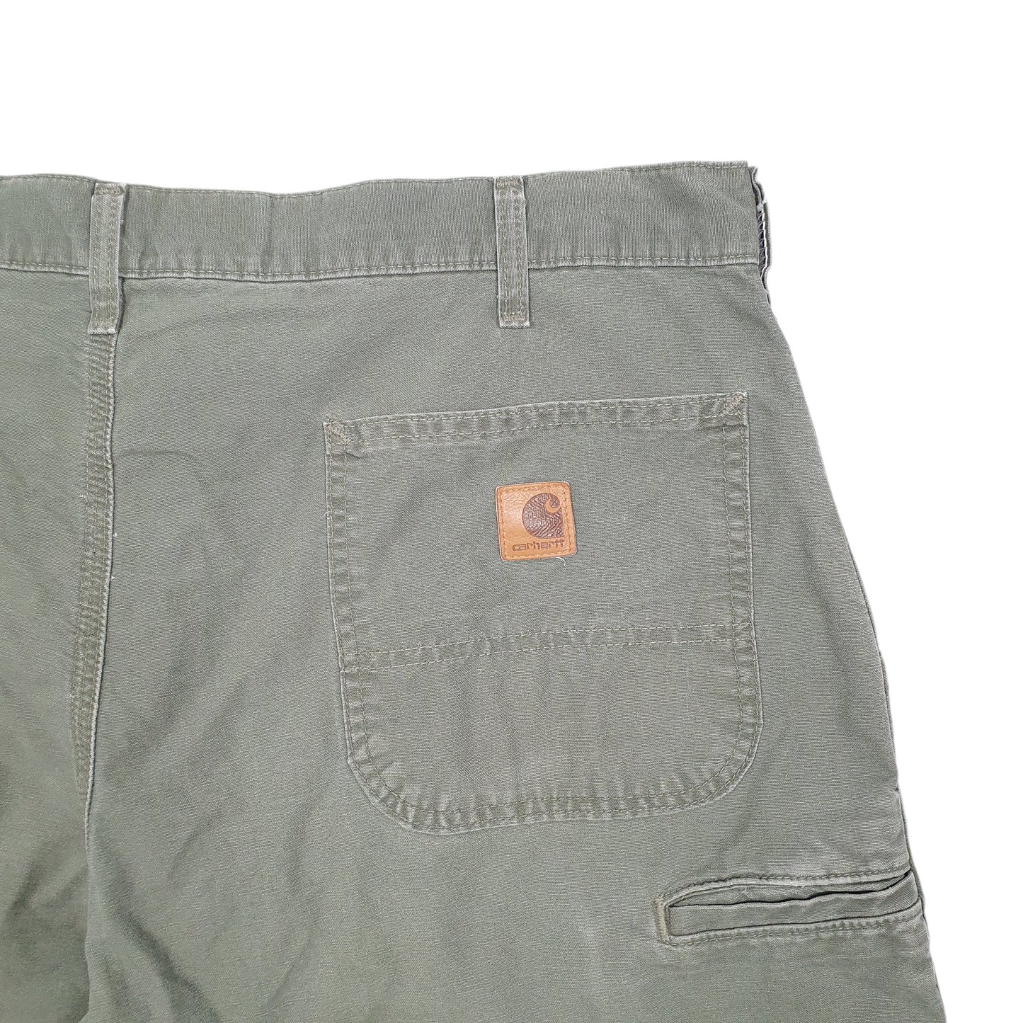 Mens Khaki Carhartt Workwear B144 Carpenter Shorts