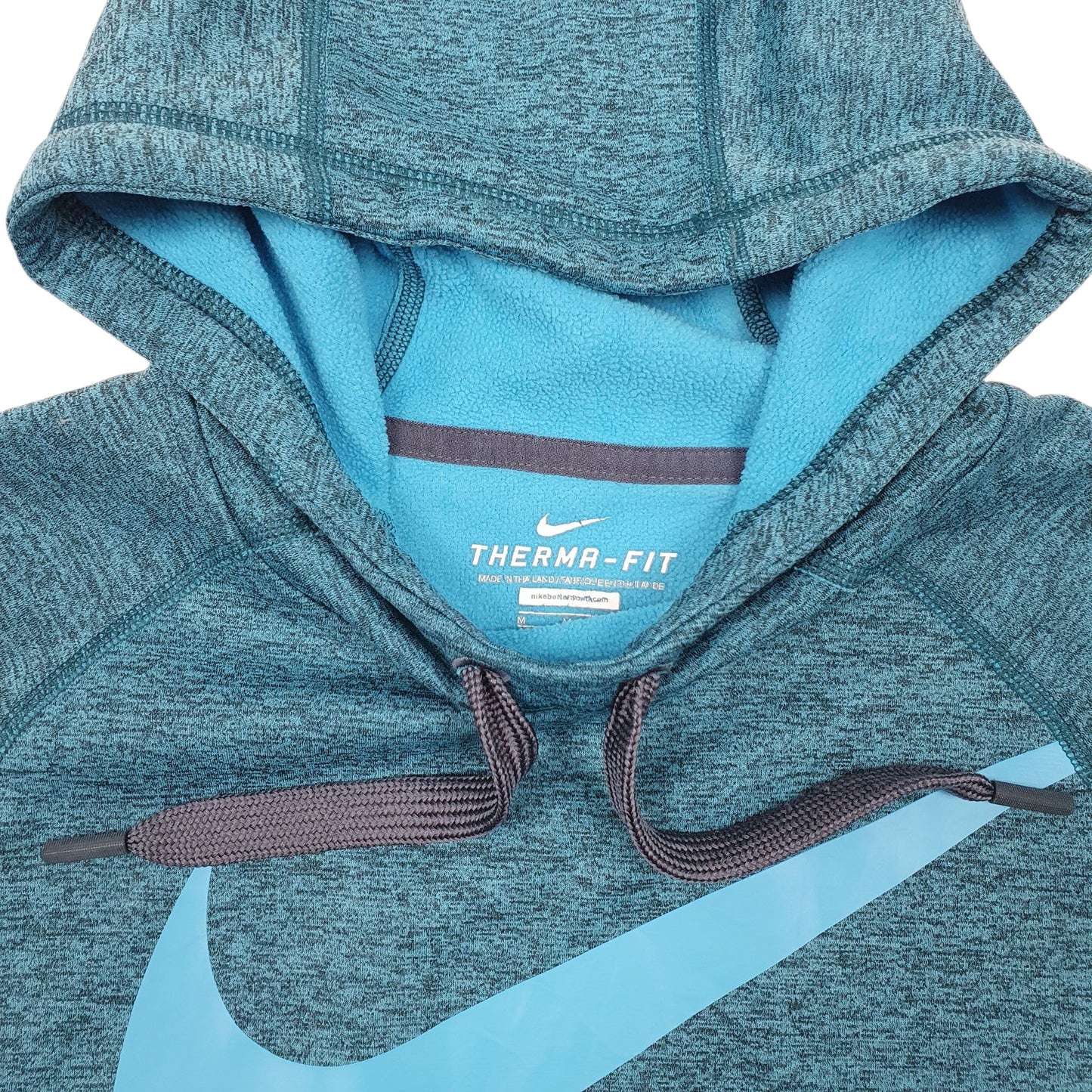 Mens Blue Nike Therma-Fit Hoodie Jumper